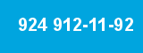 924 912-11-92